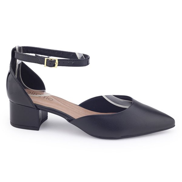 Sapato fem Beira Rio napa premium PRETO