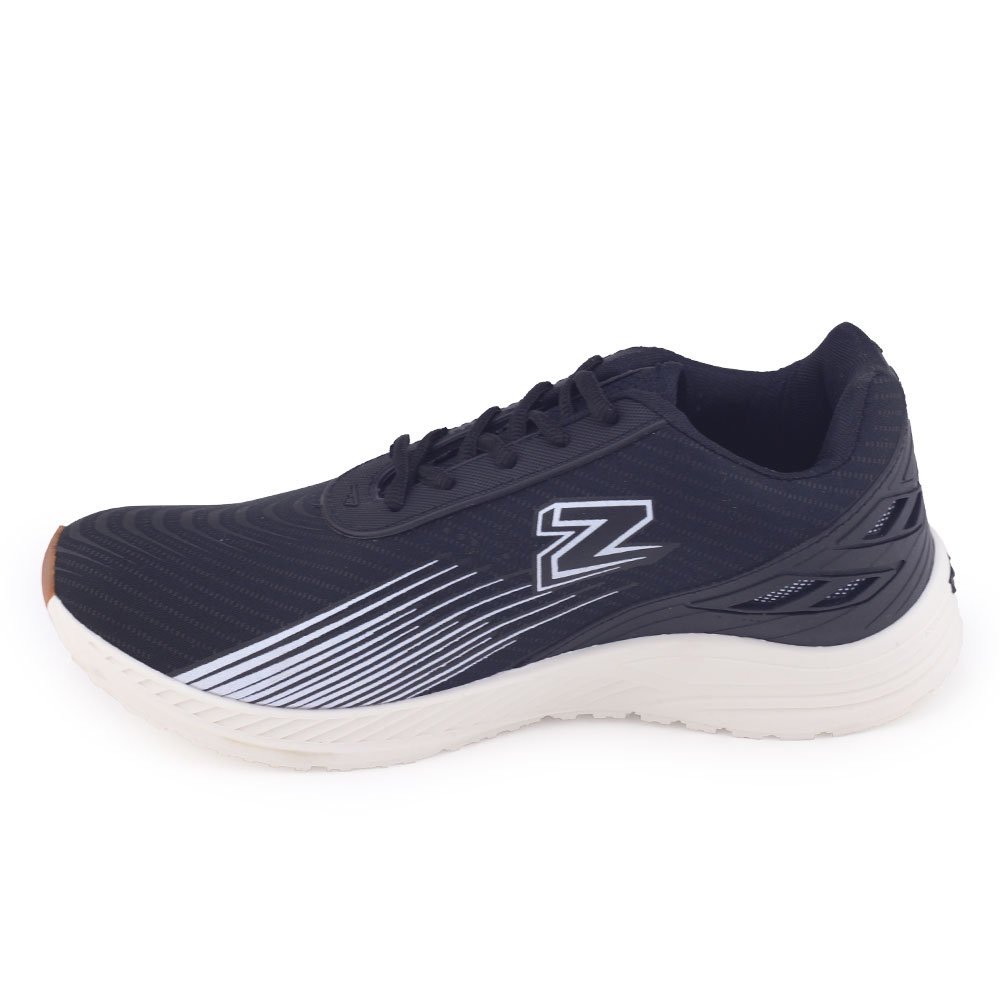 kazz Tênis Esportivo Masculino Adulto Zeuz 81KX Cadarço Casual Preto/Branco