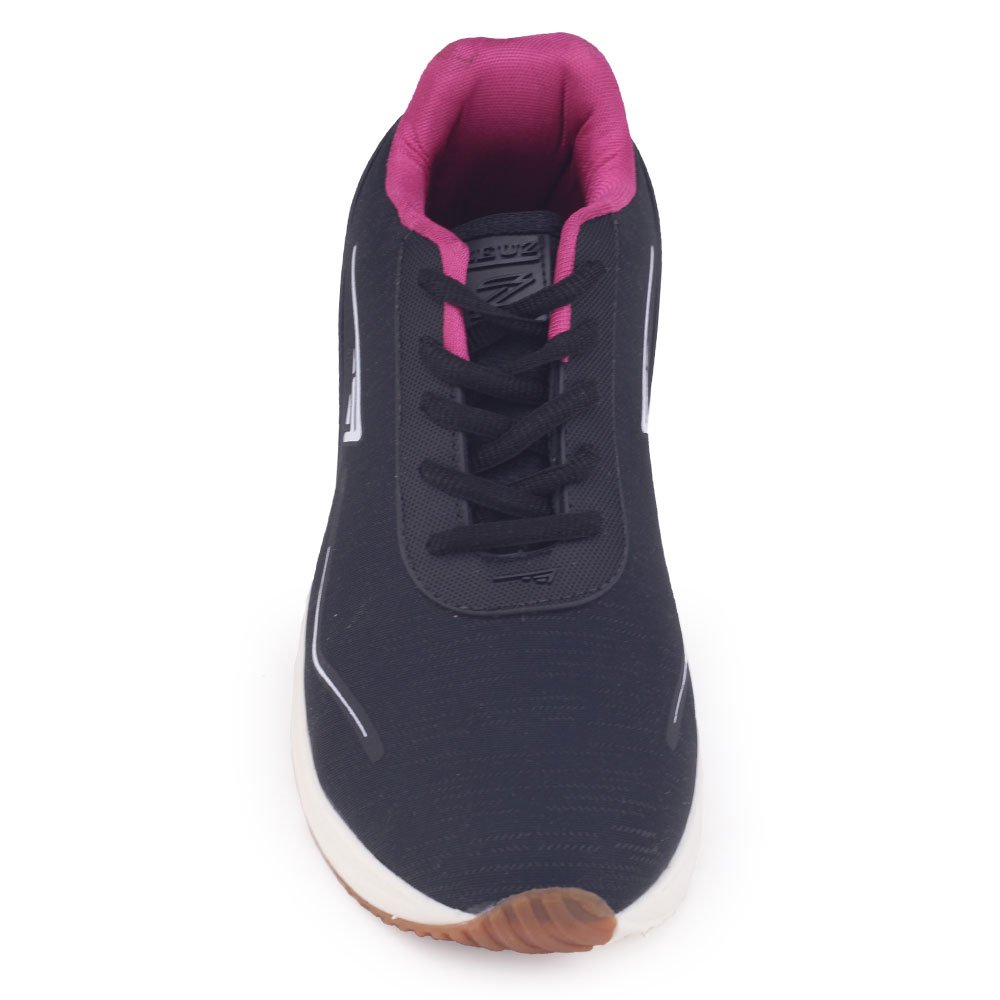Tênis Esportivo Feminino Adulto Zeuz 86KX - A Cadarço Casual PRETO
