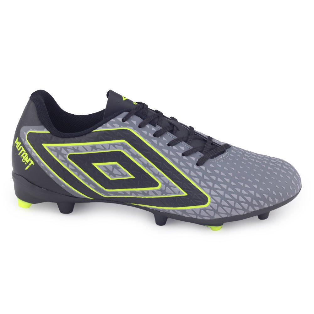 Chuteira Campo Umbro Mutant 1212314 Futebol Cinza/Preto