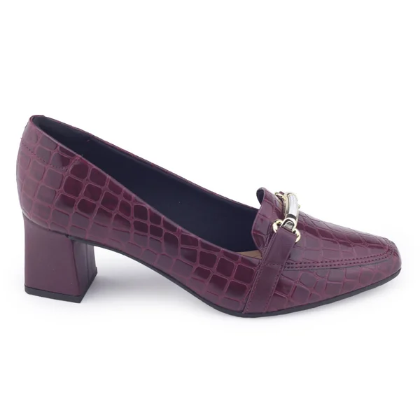 Sapato Feminino Beira Rio Social elegante Vinho