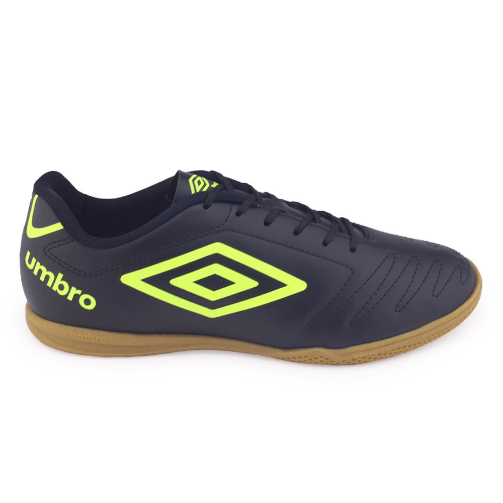 Tênis Chuteira Futsal Umbro Class 1211743 Preto/Limão