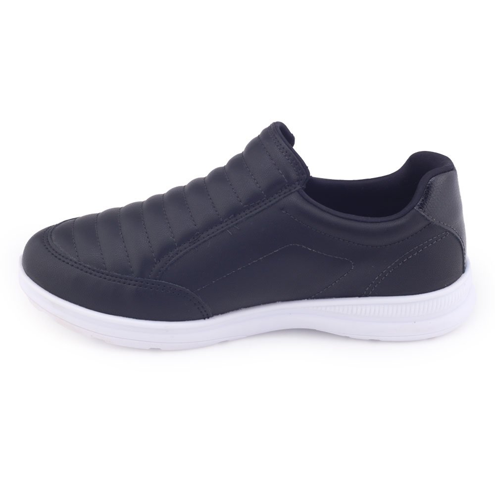 Tênis Casual Feminino Comfortflex Walk 24-58302 Elástico PRETO