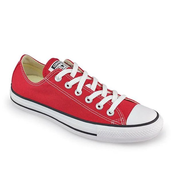 Tênis unissex Chuck Taylor core Cano baixo All Star ConverseVermelho