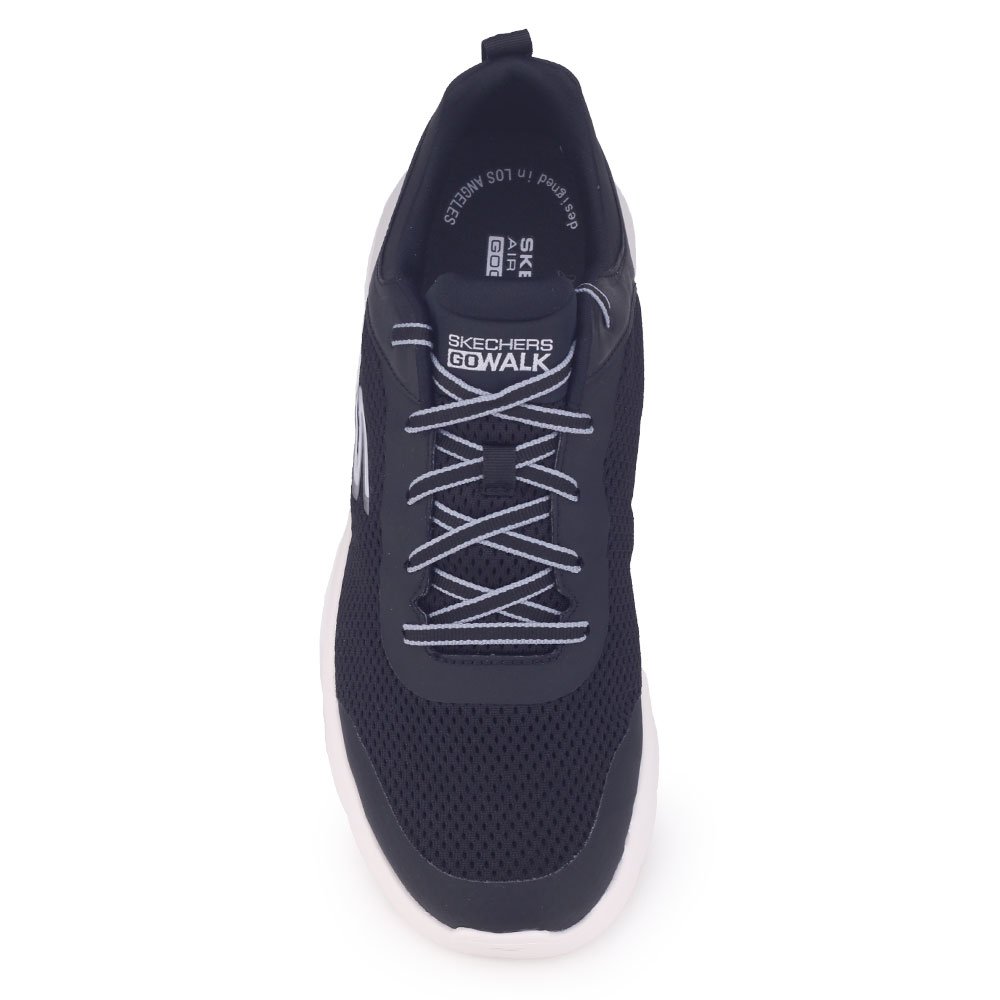 Tênis Skechers Go Walk flex 216495BR/BKW cadarço PRETO