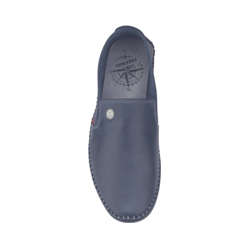 Sapato Mocassim Masculino Freeway Cash 3216 Couro MARINHO