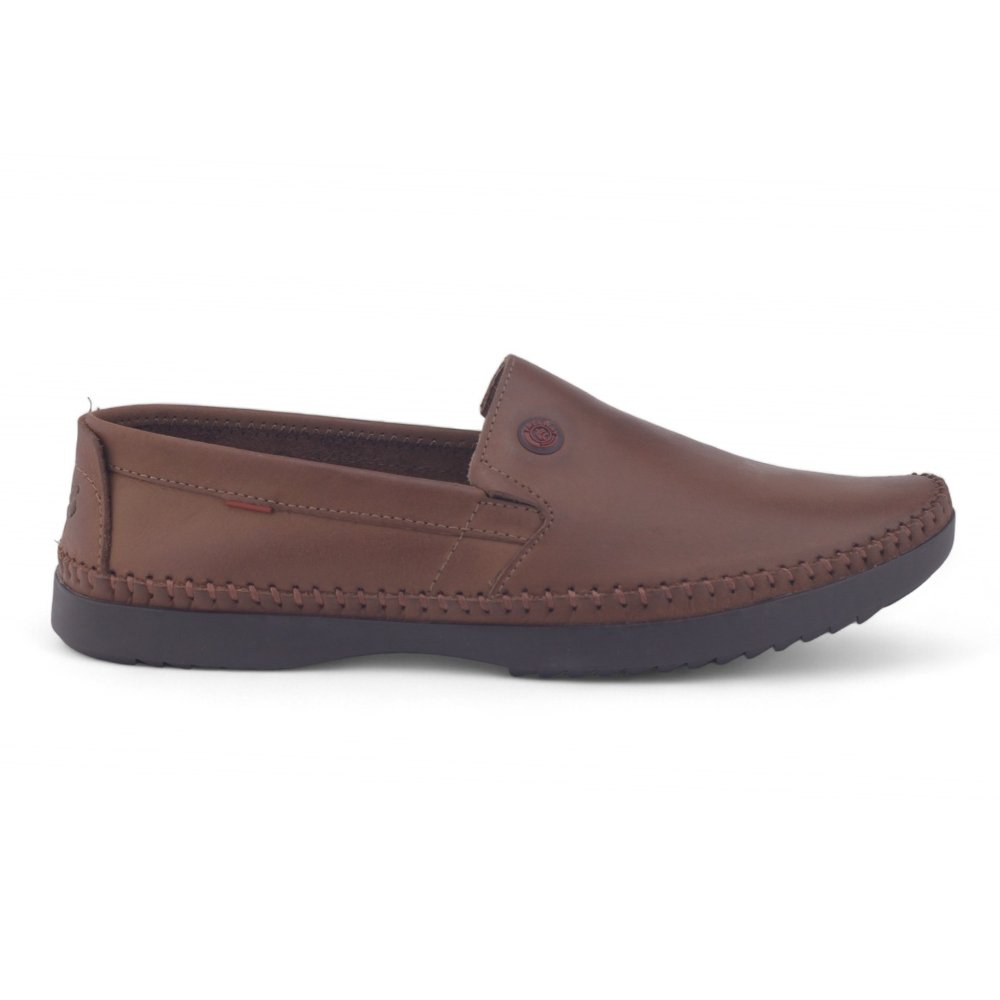 Sapato Mocassim Masculino Freeway Logan X-1 Couro HAVANA