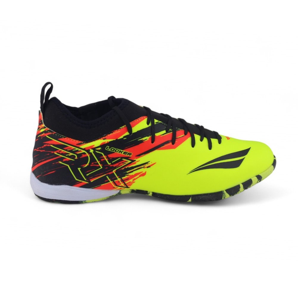 Tênis Chuteira Futsal Penalty RX Locker Y-4 LIMAO/PRETO