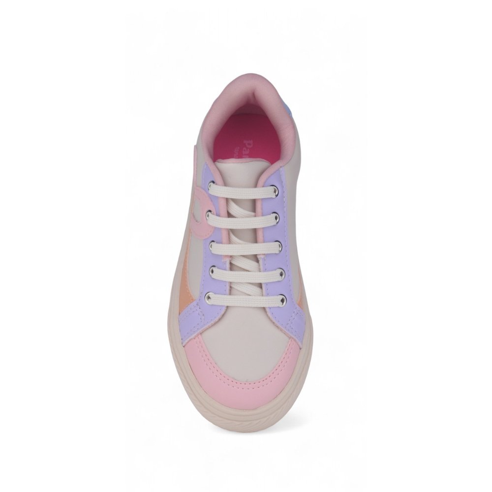 Tênis Infantil Menina Pampili 726.034 Max Coração MULTI/BEGE