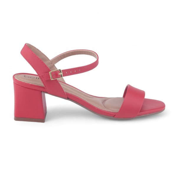 Sandália Feminina Beira Rio BlocoVERMELHO