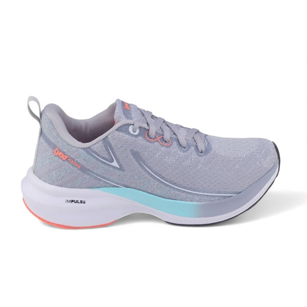 Tênis Feminino Lynd Vulcan 644 CINZA/CORAL