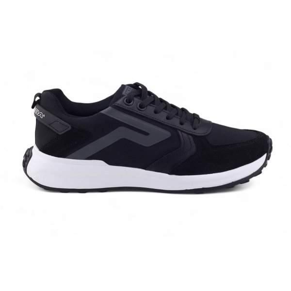 Tênis Masculino Casual Pegada 110706-01 Jogging CouroPRETO