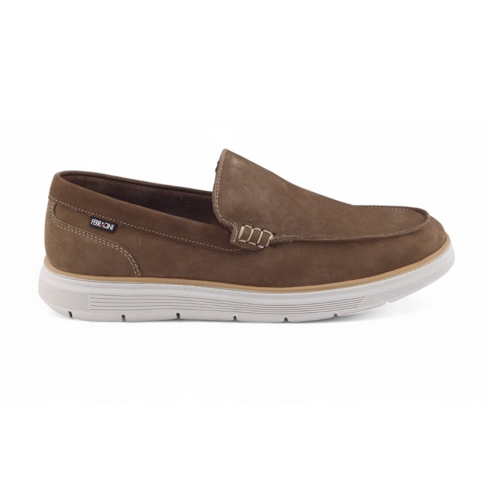 フェアリームーン Sapato Mocassim Masculino Ferracini Prisma 7271-697F MARROM