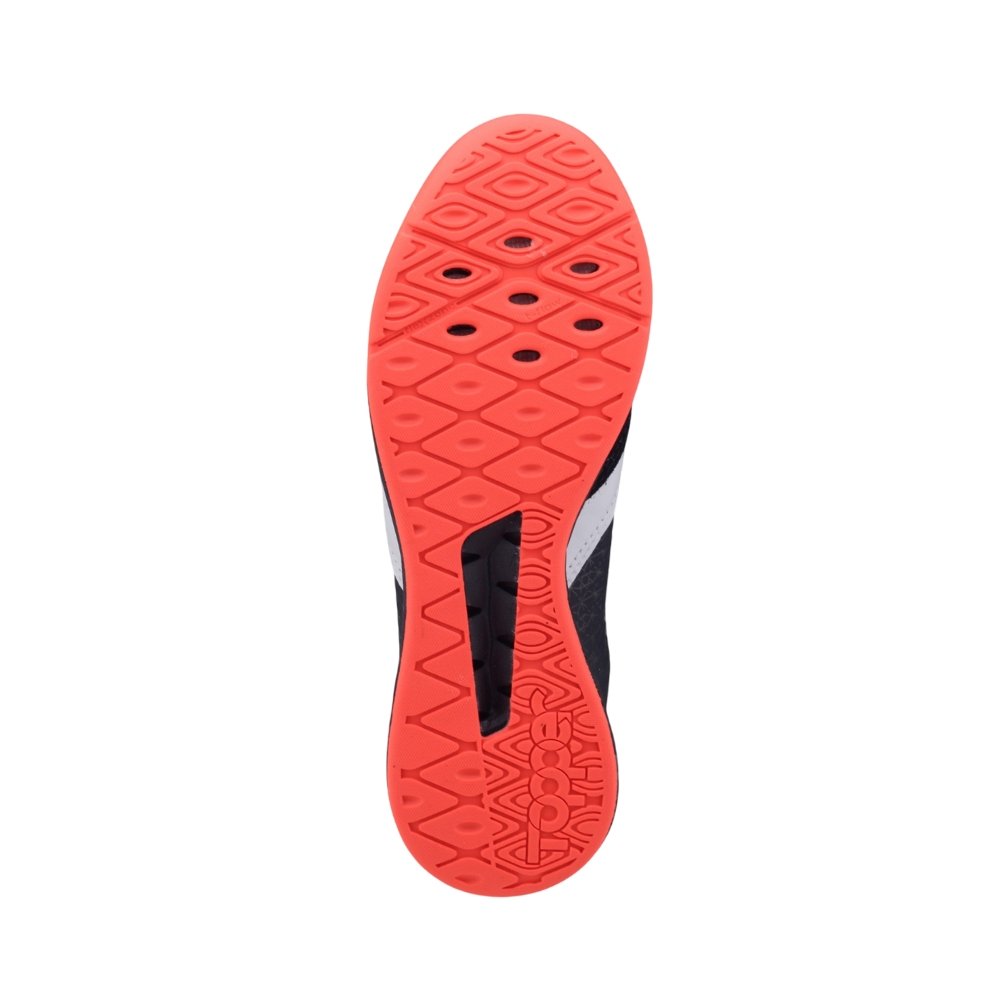 Chuteira Futsal Topper Dominator Fuse Futsal TP04360004 PRETO/GELO