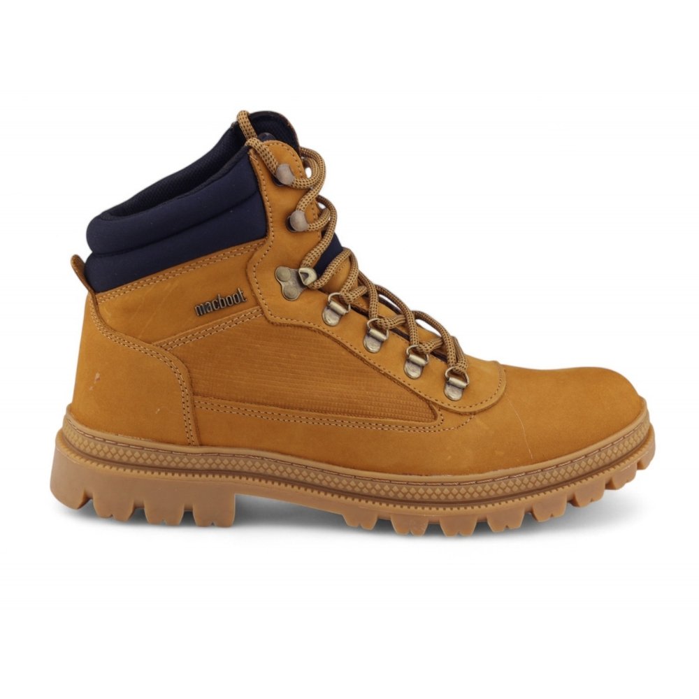 Bota Militar Masculina Coturno Macboot Alter 02 241022FZ MOSTARDA