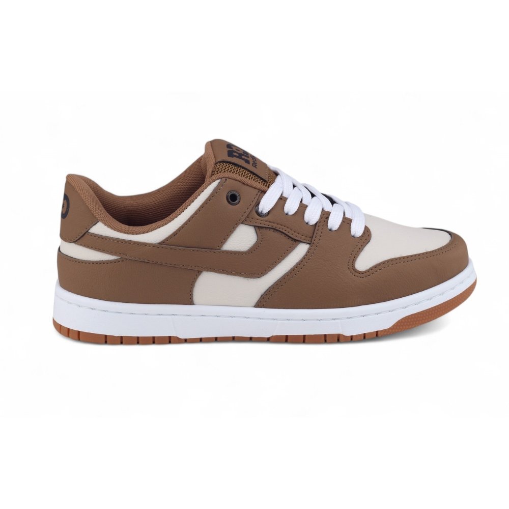Tênis Unissex Redikal RKT520 Sport Urban Casual BEGE/CARAMELO