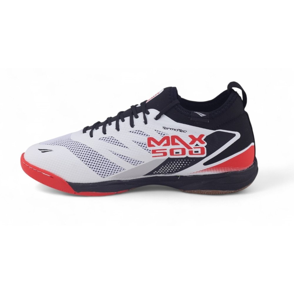 Tênis Chuteira Futsal Penalty Max 500 Locker Y-3 BRANCO/PRETO