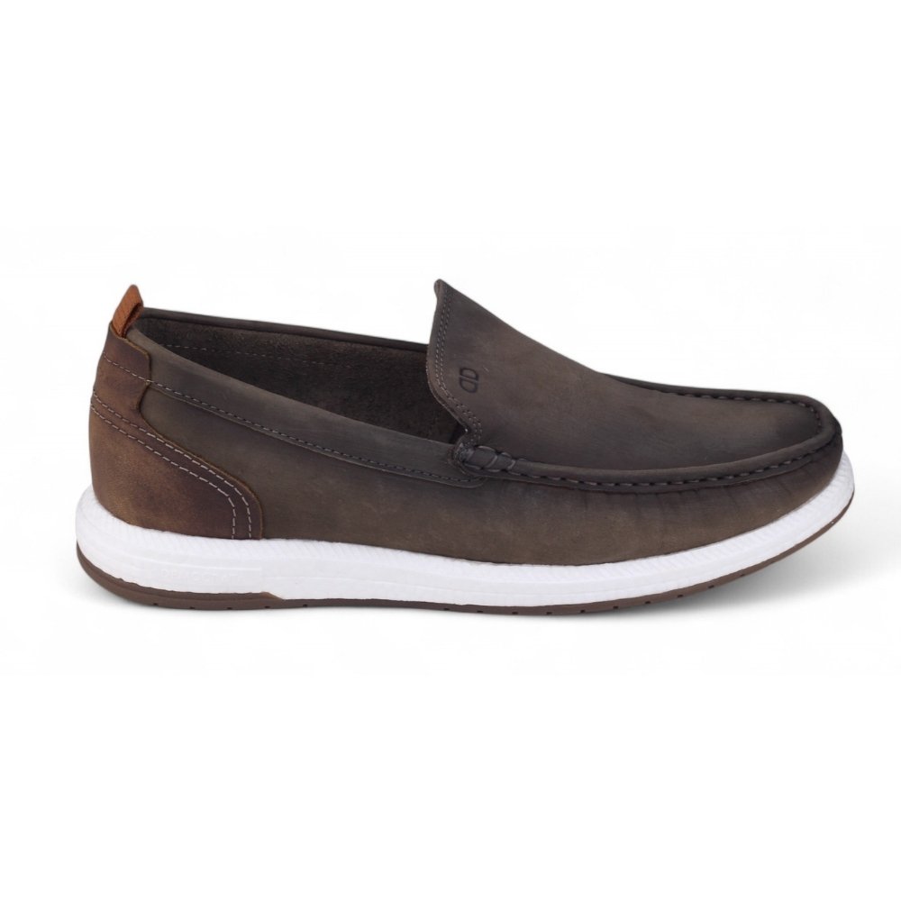Sapatênis Mocassim Masculino Democrata 610101 Easy Flop Pulse MUSGO