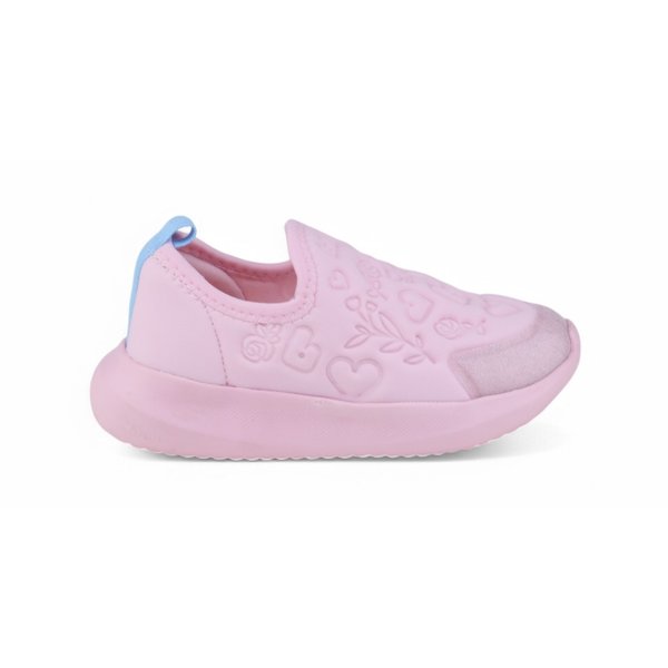 Tênis infantil mna Bibi Flash 123245114 Slip on ROSA