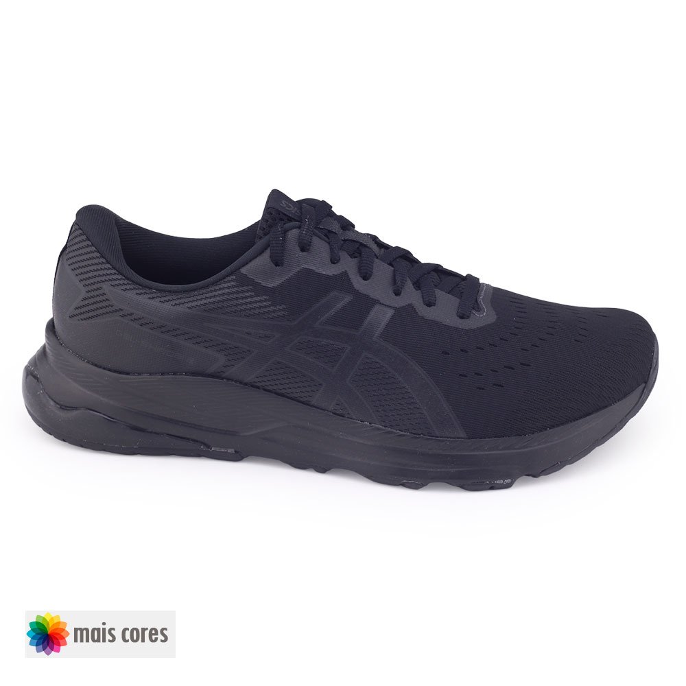 ジャパンテクノロジー　サスシャイン Tênis Masculino Asics GEL Shinobi 2 1011B818 Esporte Preto