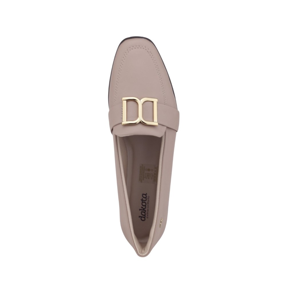 Sapato Mocassim Feminino Dakota D0033 BEGE