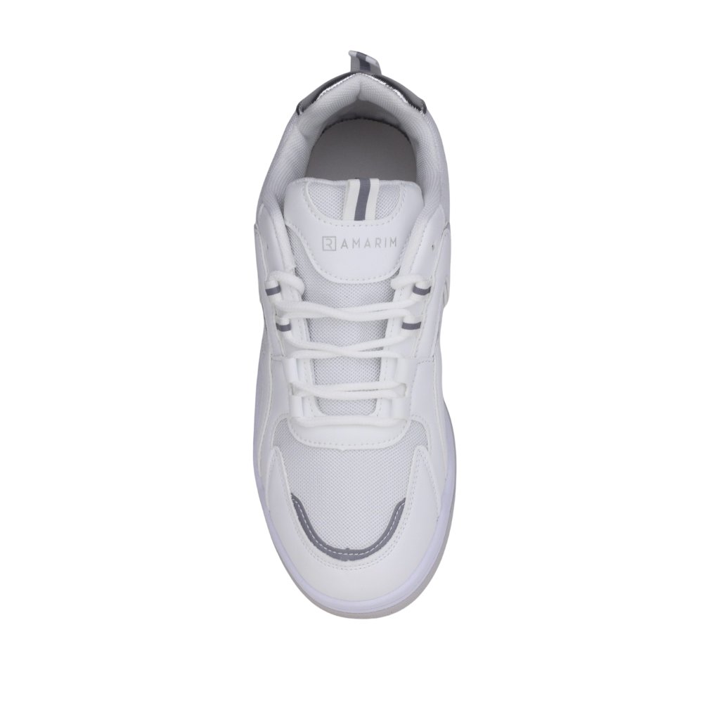 Tênis Casual Feminino Ramarim 2563131 Crystal BRANCO/PRATA