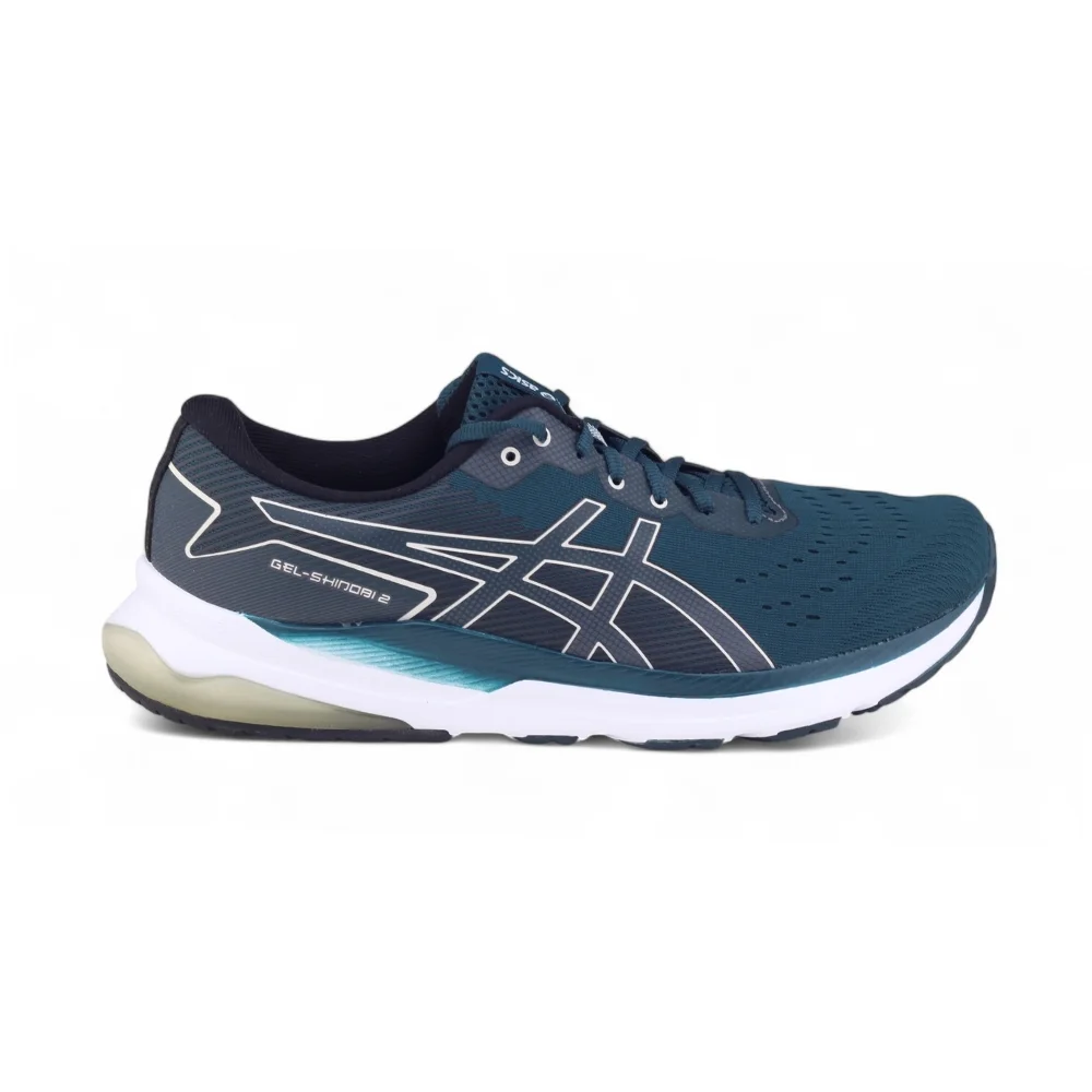 Tênis Masculino Asics GEL Shinobi 2 1011B818 Esporte VERDE/PRETO