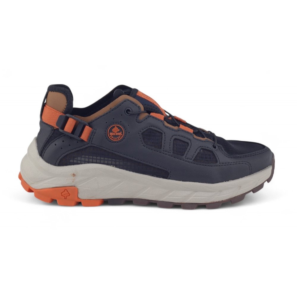 小物 marbo Tênis Masculino Adventure Macboot Mergulhão 05 241026 PRETO/TIJOLO