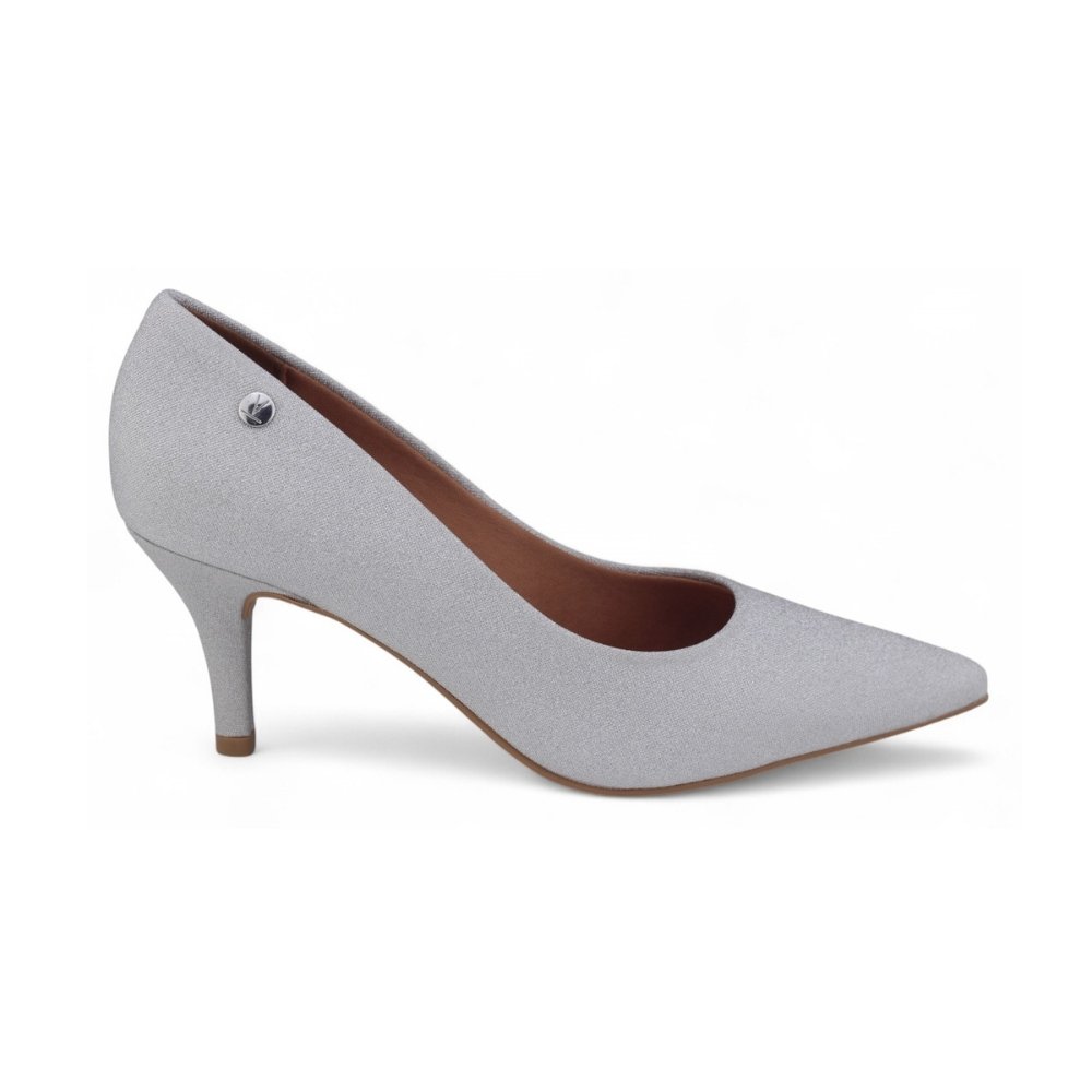 Sapato Scarpin Fem Vizzano 1185.702 Metalizado salto 7cm Dourado