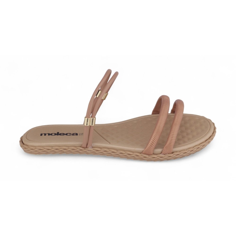 Chinelo Feminino Moleca Napa Austria 5452.230 NUDE