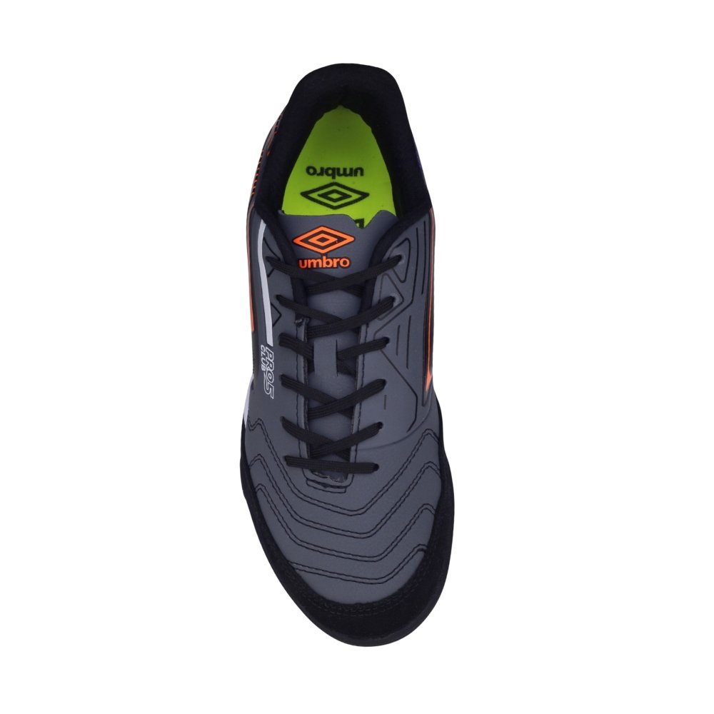 Chuteira Society Soccer Umbro Pro 5 Bump Club Suíço GRAFITE/ROXO
