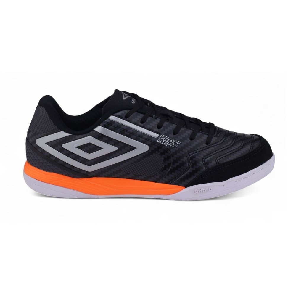 Tênis Chuteira Inf Futsal Indoor OXN Track 2 Pro PVC 353 Laranja/Preto