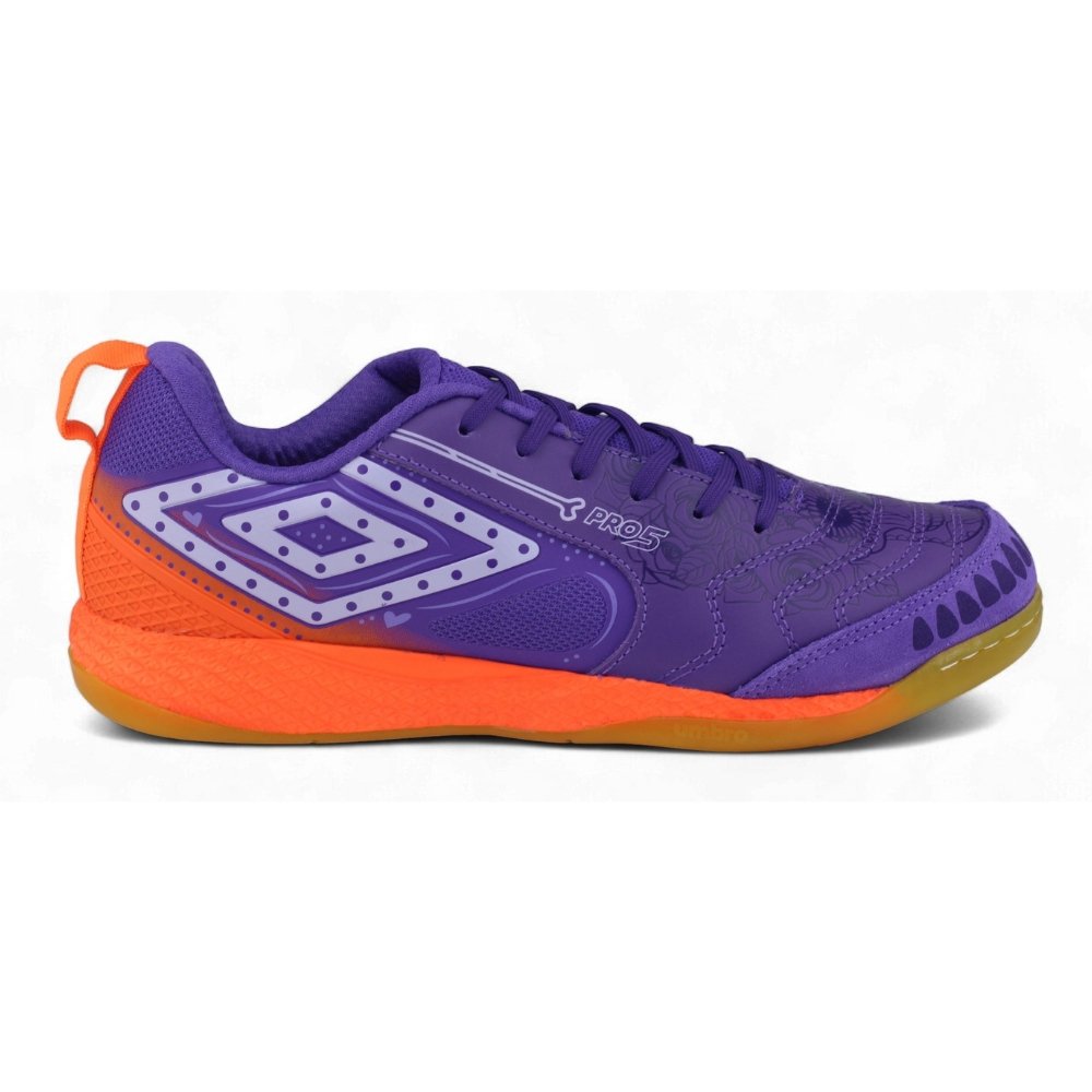 Tênis Chuteira Inf Futsal Indoor OXN Track 2 Pro PVC 353 Laranja/Preto