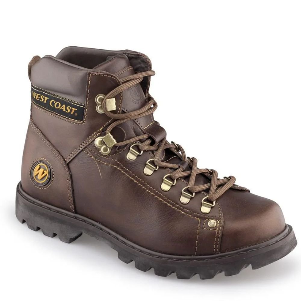 Bota Masculina 5790 354 Work Classic Couro comNF West Coast Marrom